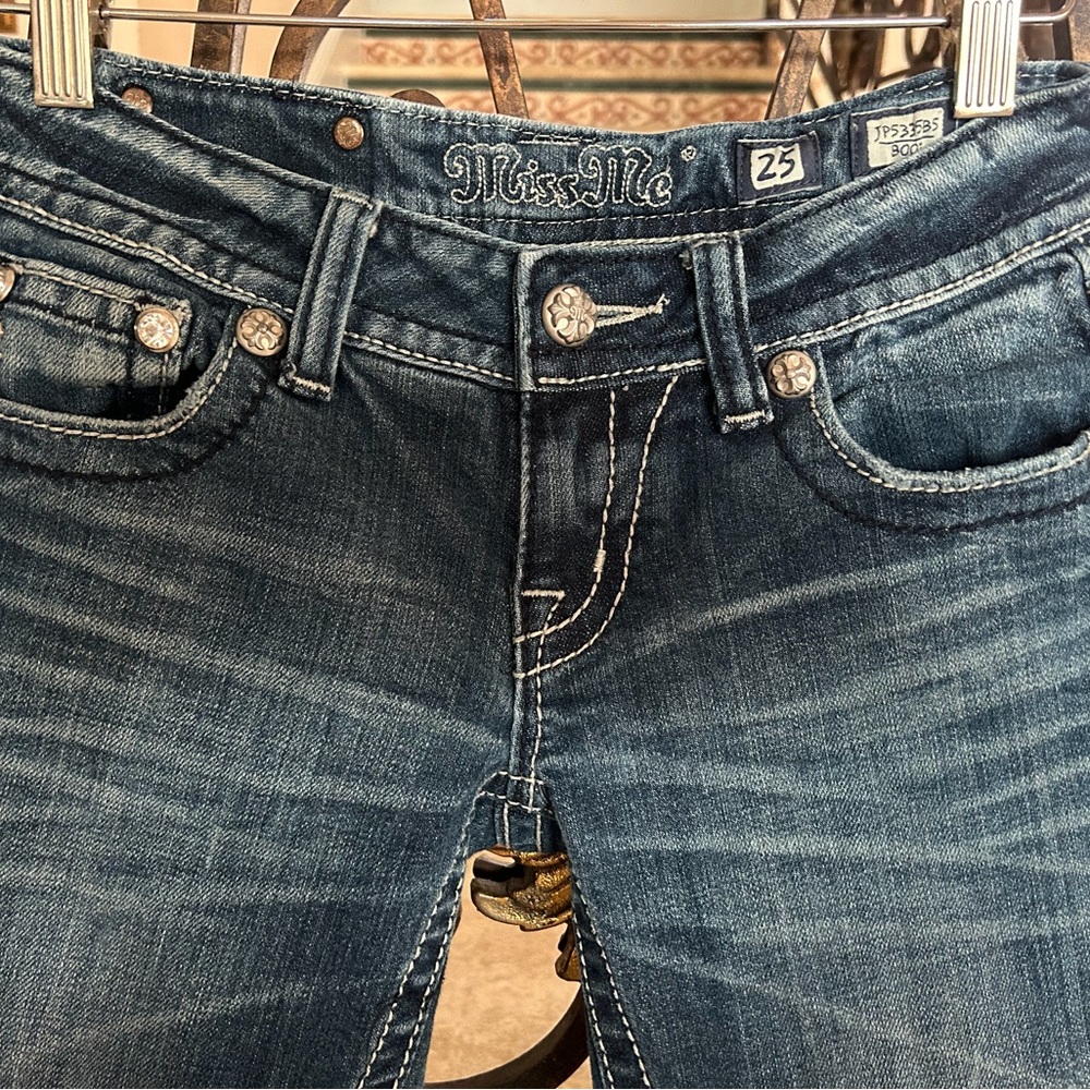 Miss Me Women's Dark Blue Boot Cut Jeans